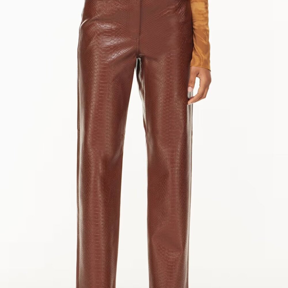 BNWT Wilfred Melian Leather Pants - Picture 3 of 4